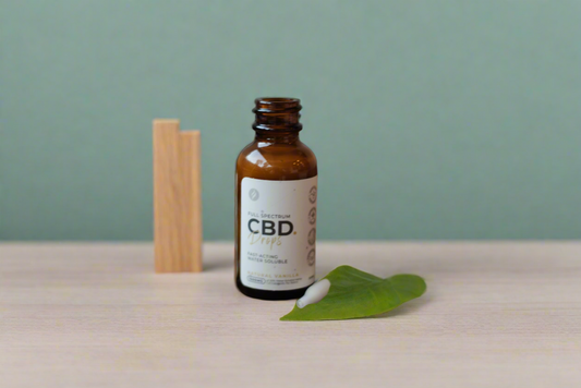 Natural Vanilla Water Soluble Full Spectrum CBD Drops (1,500mg) - 30mL